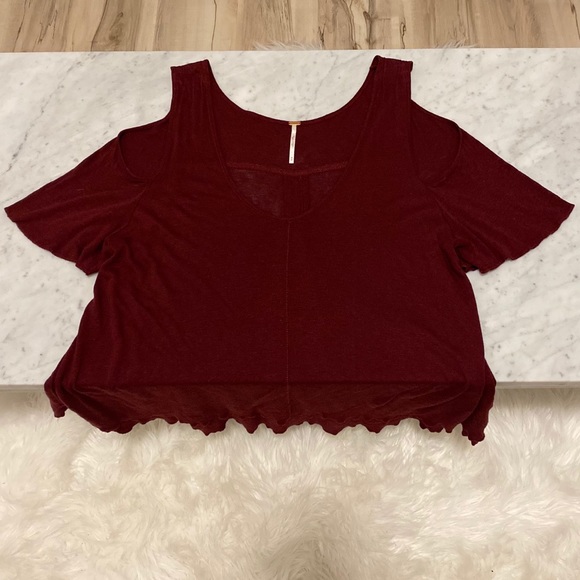 Free People Bittersweet Cold Shoulder Top - Picture 6 of 8